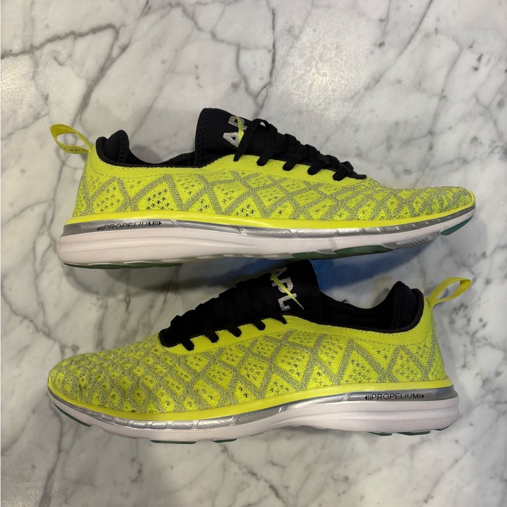 APL Women’s Techloom Phantom Neon Yellow and Black Running Shoes